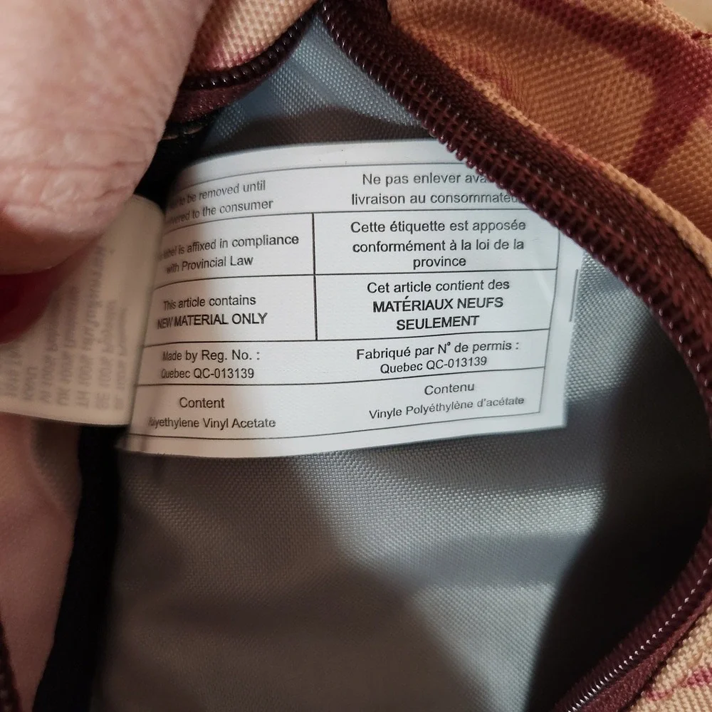 Kavu Rope‎ Sling Bag Meadow Dye Backpack Travel Hiking EUC Beige Pockets